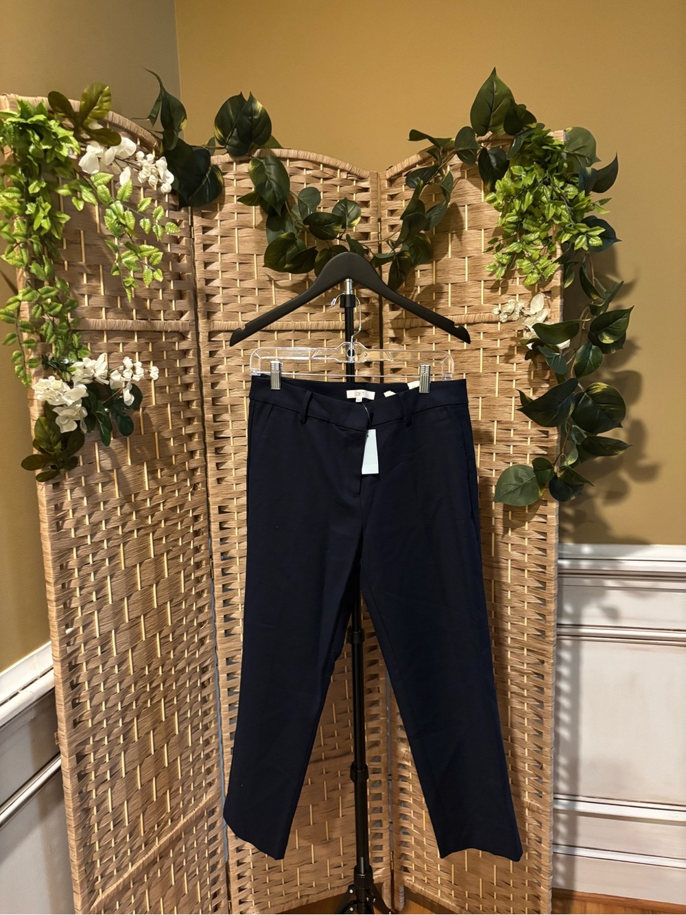 LOFT Navy Slim Fit Chino Pants